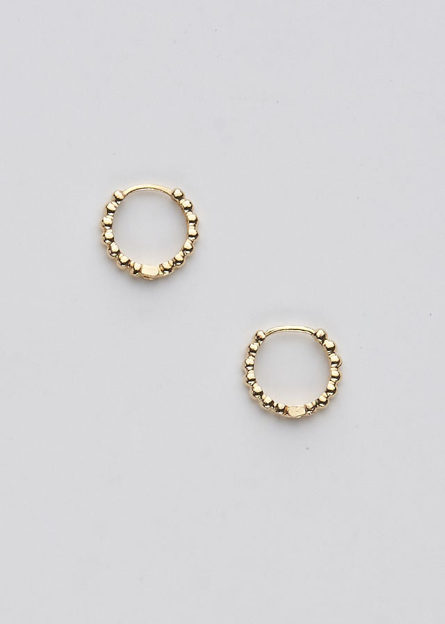Beaded Hoops