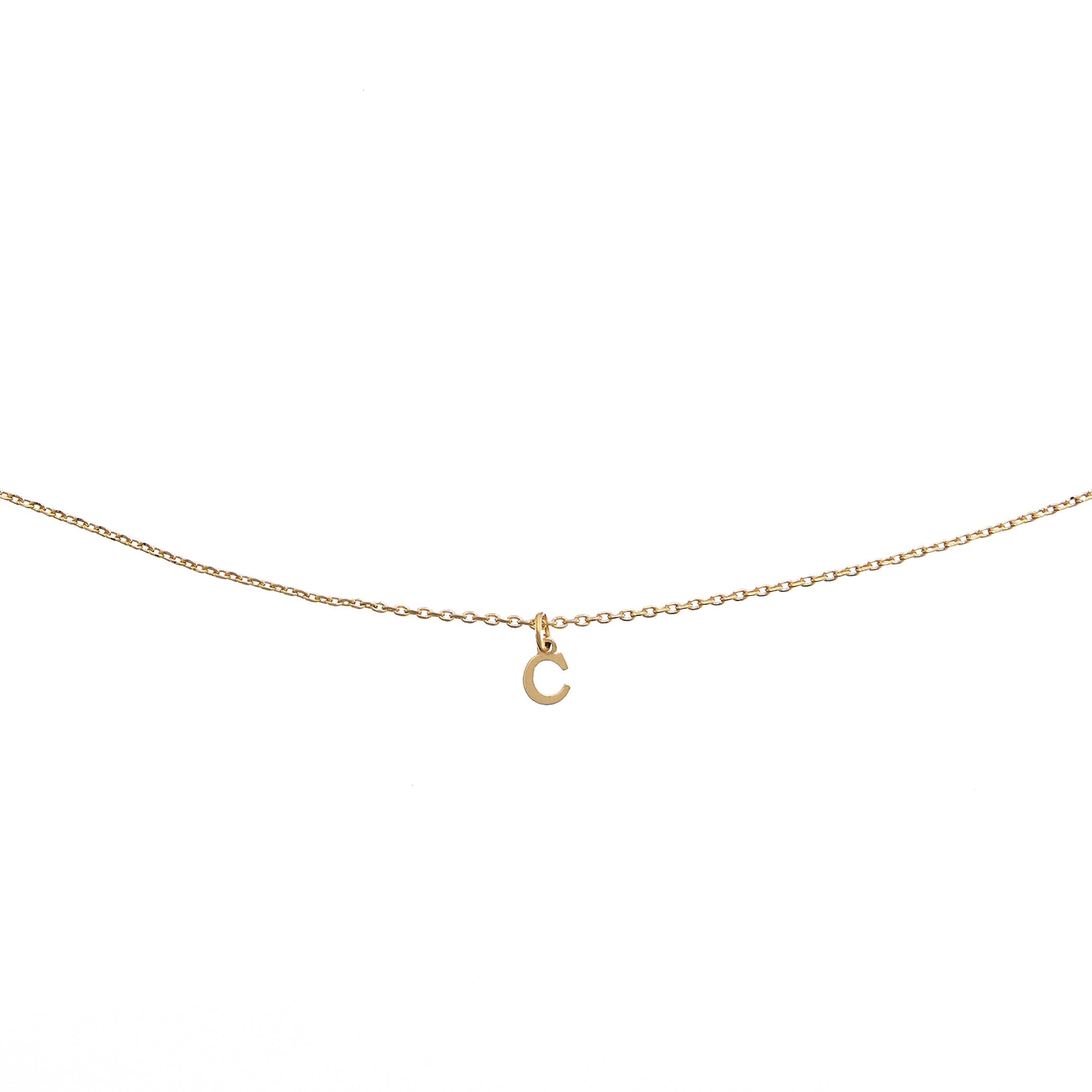 Waterproof Dainty Initial Necklace