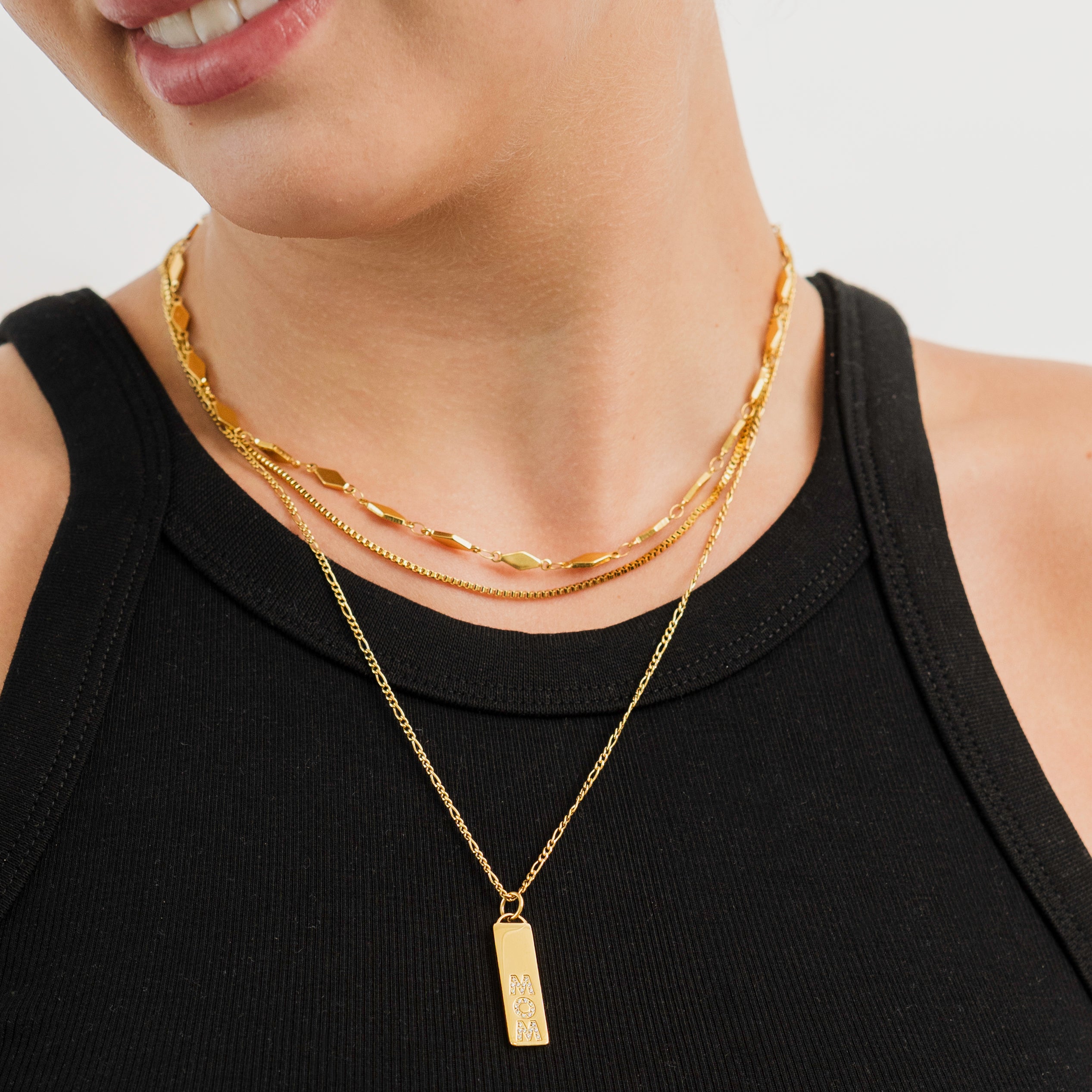 MOM Diamond Necklace