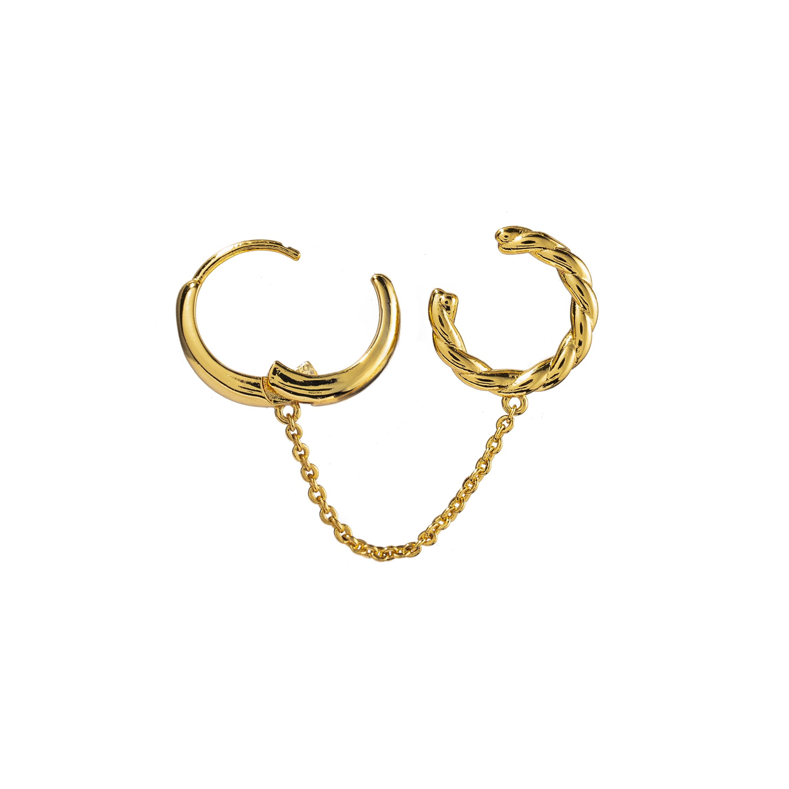 Zenith + Twisted ear cuff Single