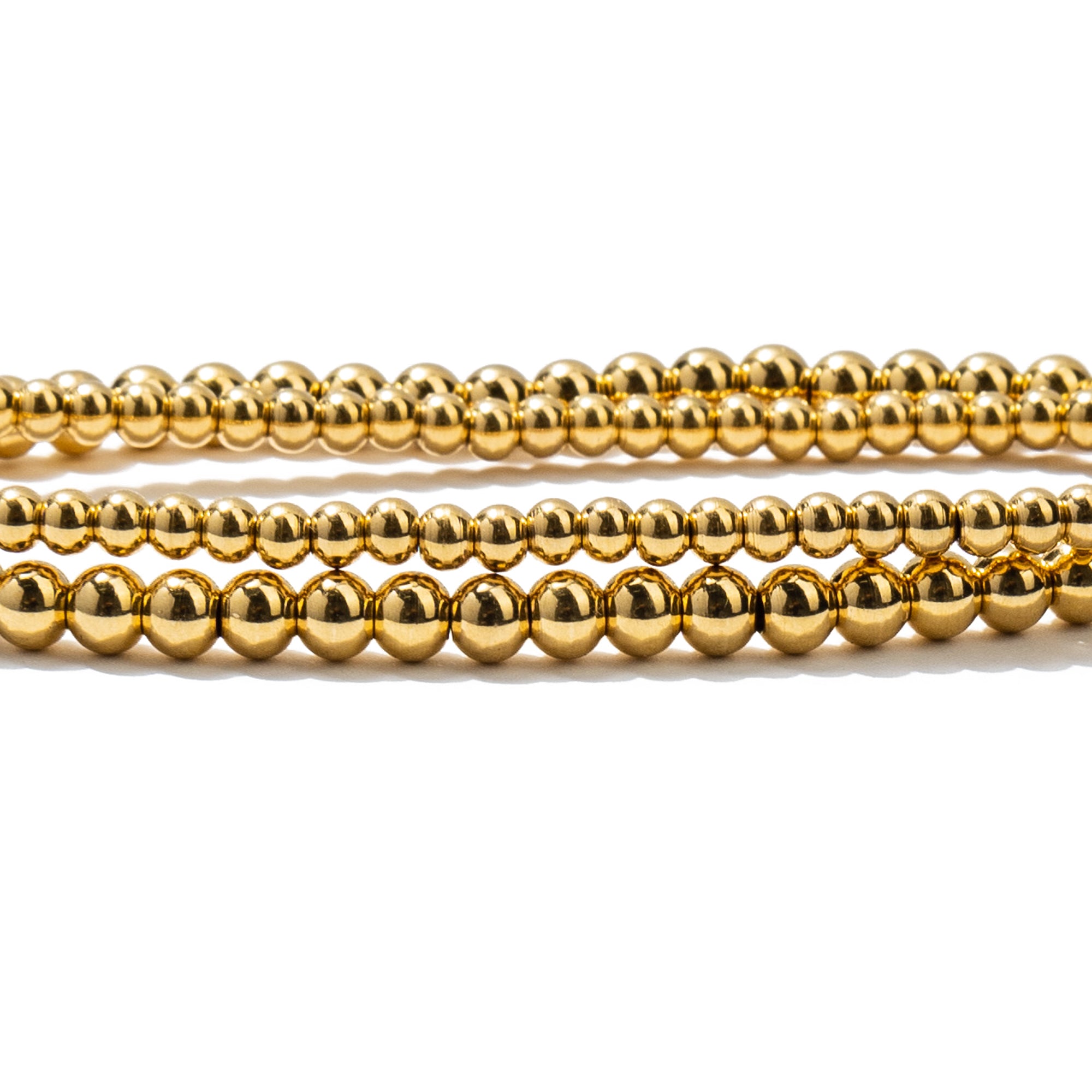 Dainty Beaded Bracelet Set of 2