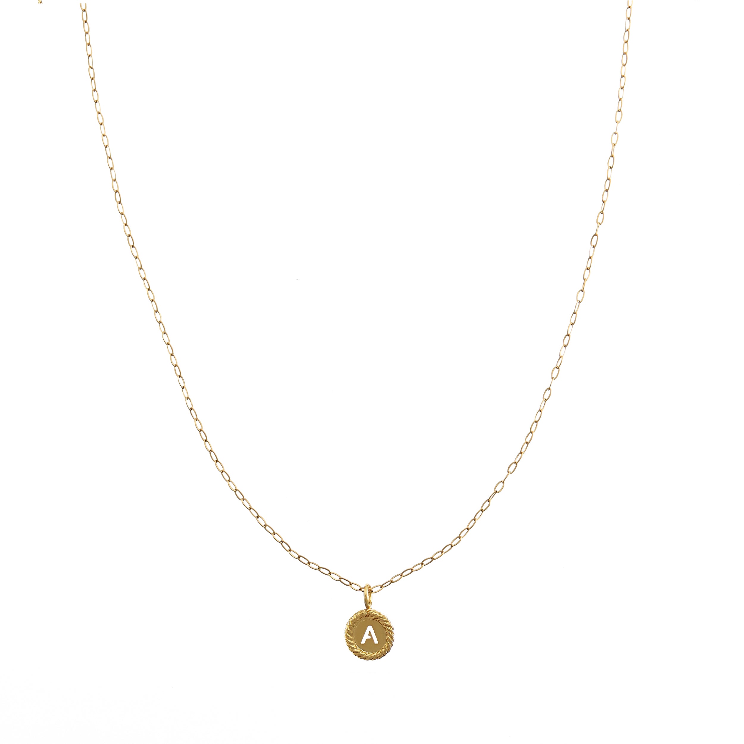 Waterproof Sealed with Love Initial Necklace