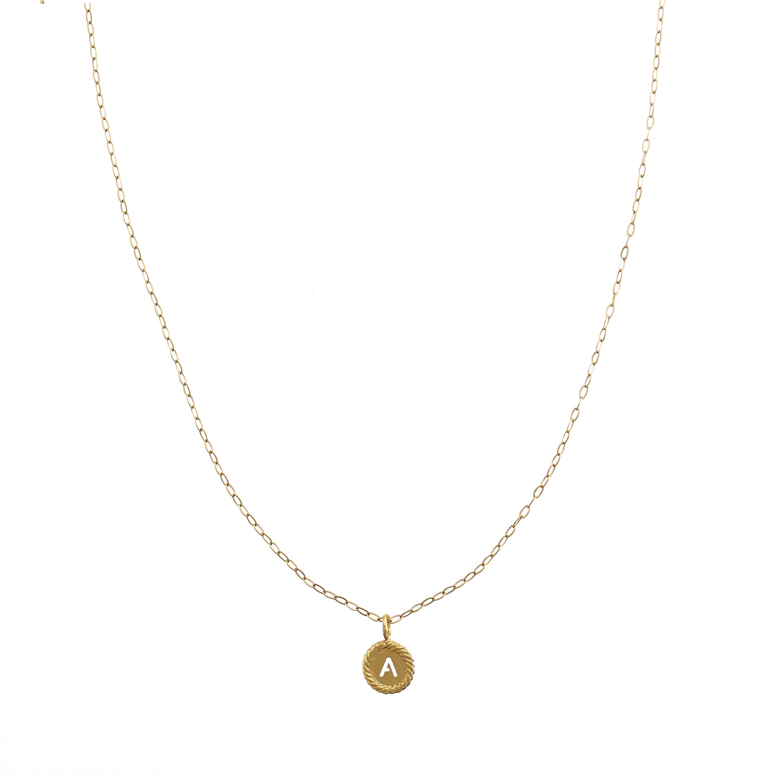 Waterproof Sealed with Love Initial Necklace
