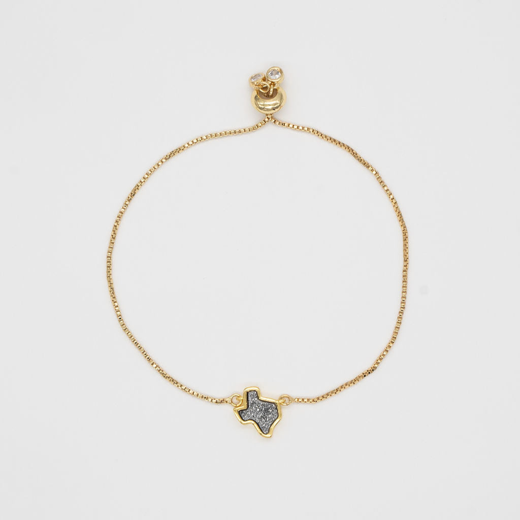 Texas Druzy Bracelet in Silver