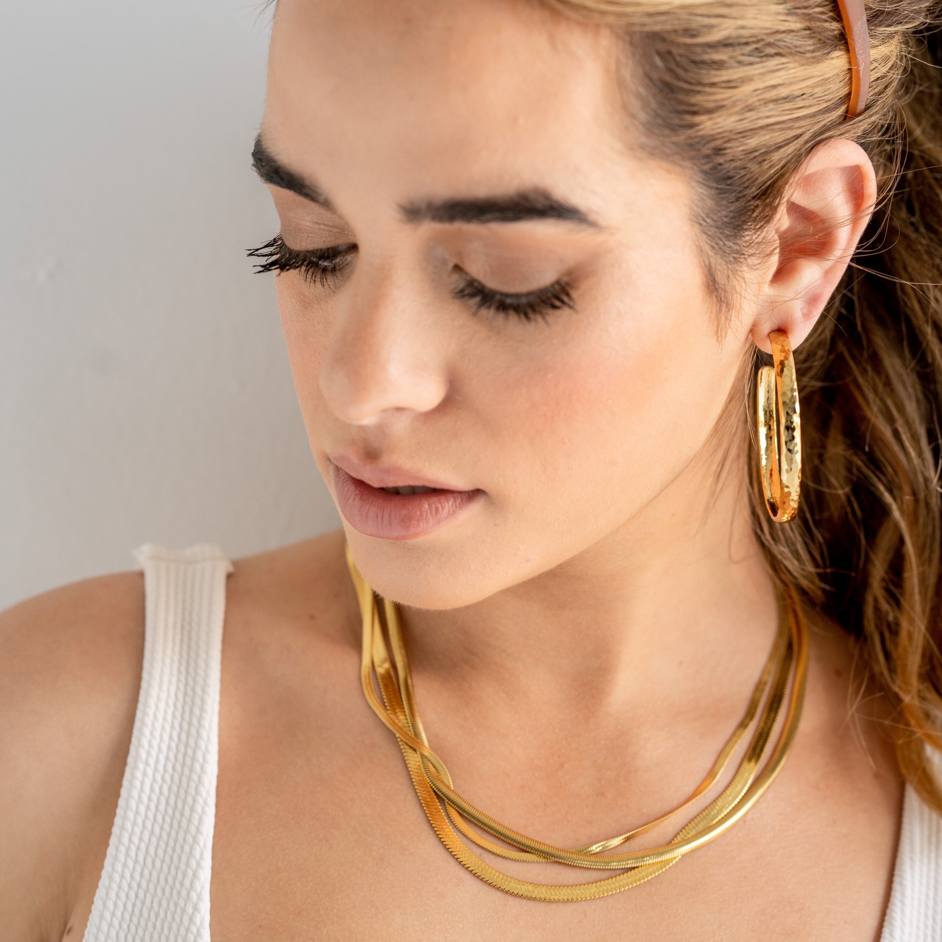 Statement Hammered Hoops