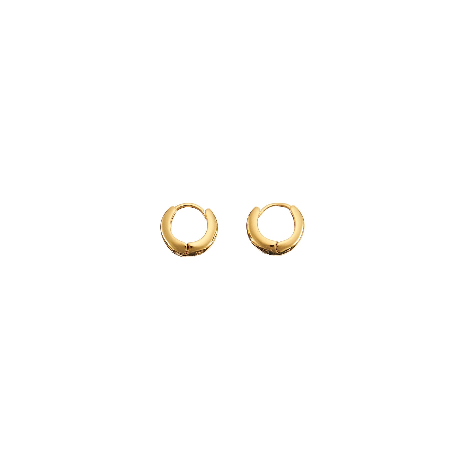 24K Gold 10mm Zenith Hoops