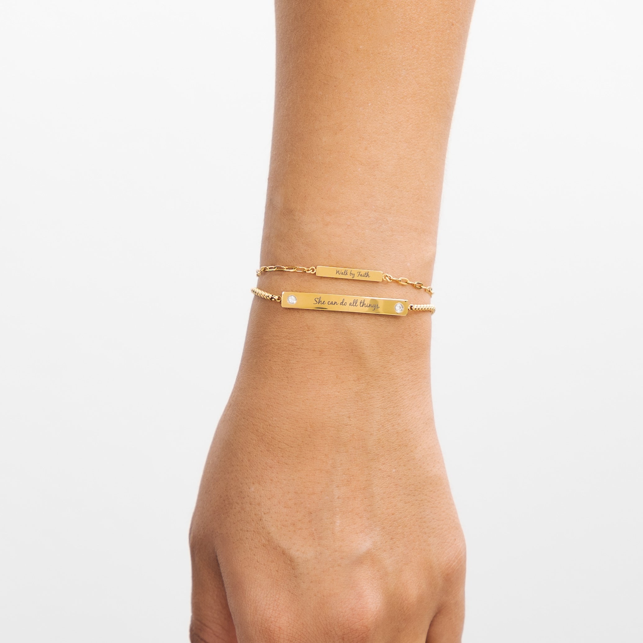 Personalized Bar Bracelet Mini