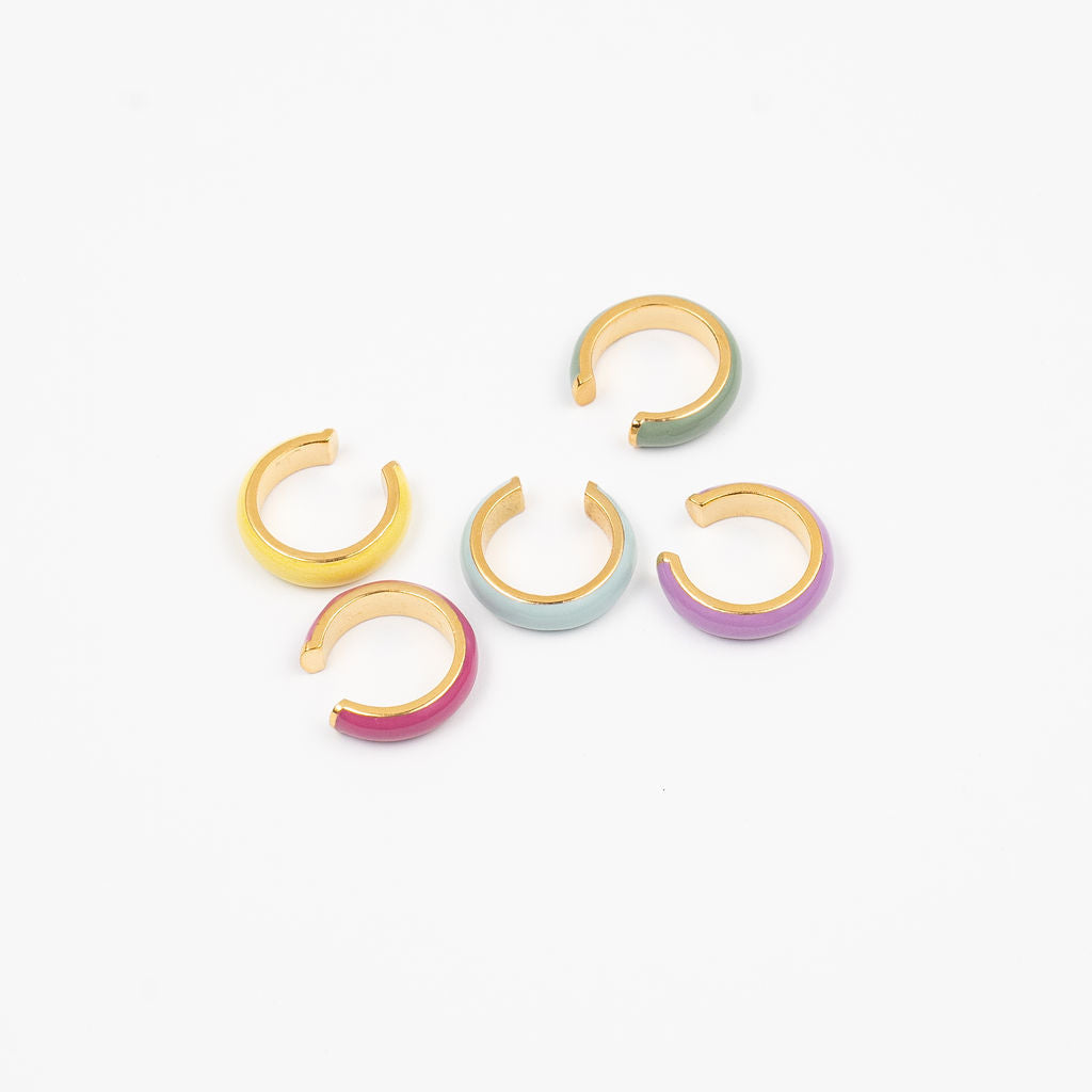 Colored Ear Cuff Blue