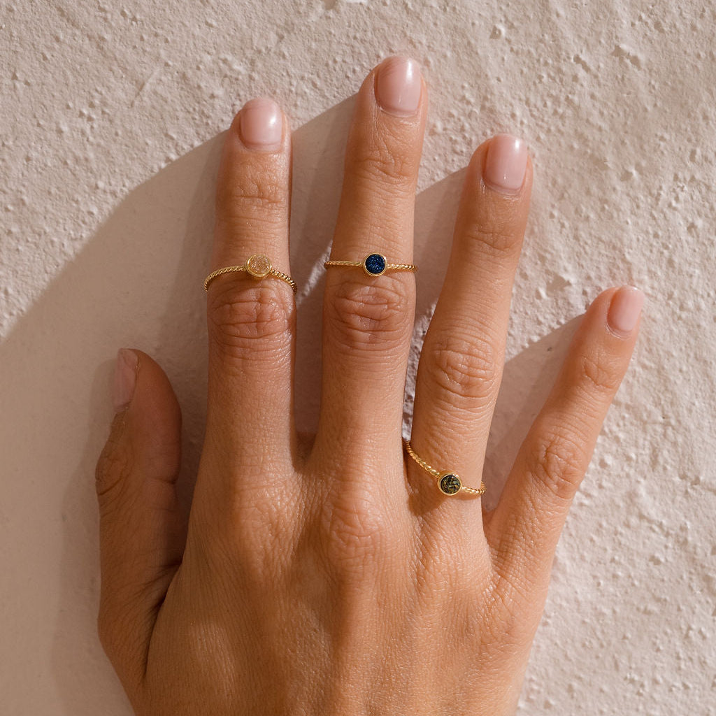 Druzy Ring Silver