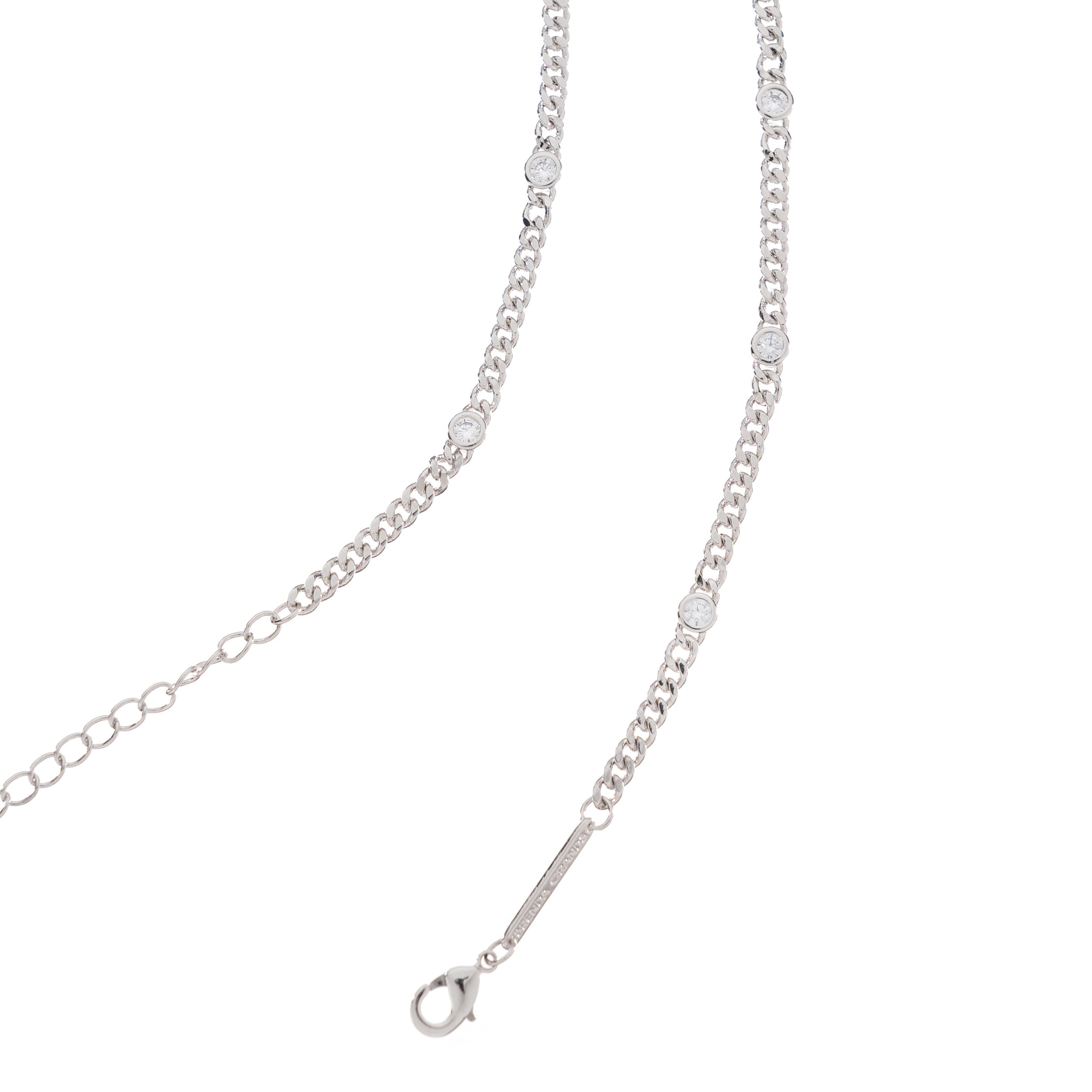 Demi-Fine Silver CZ Dainty Choker