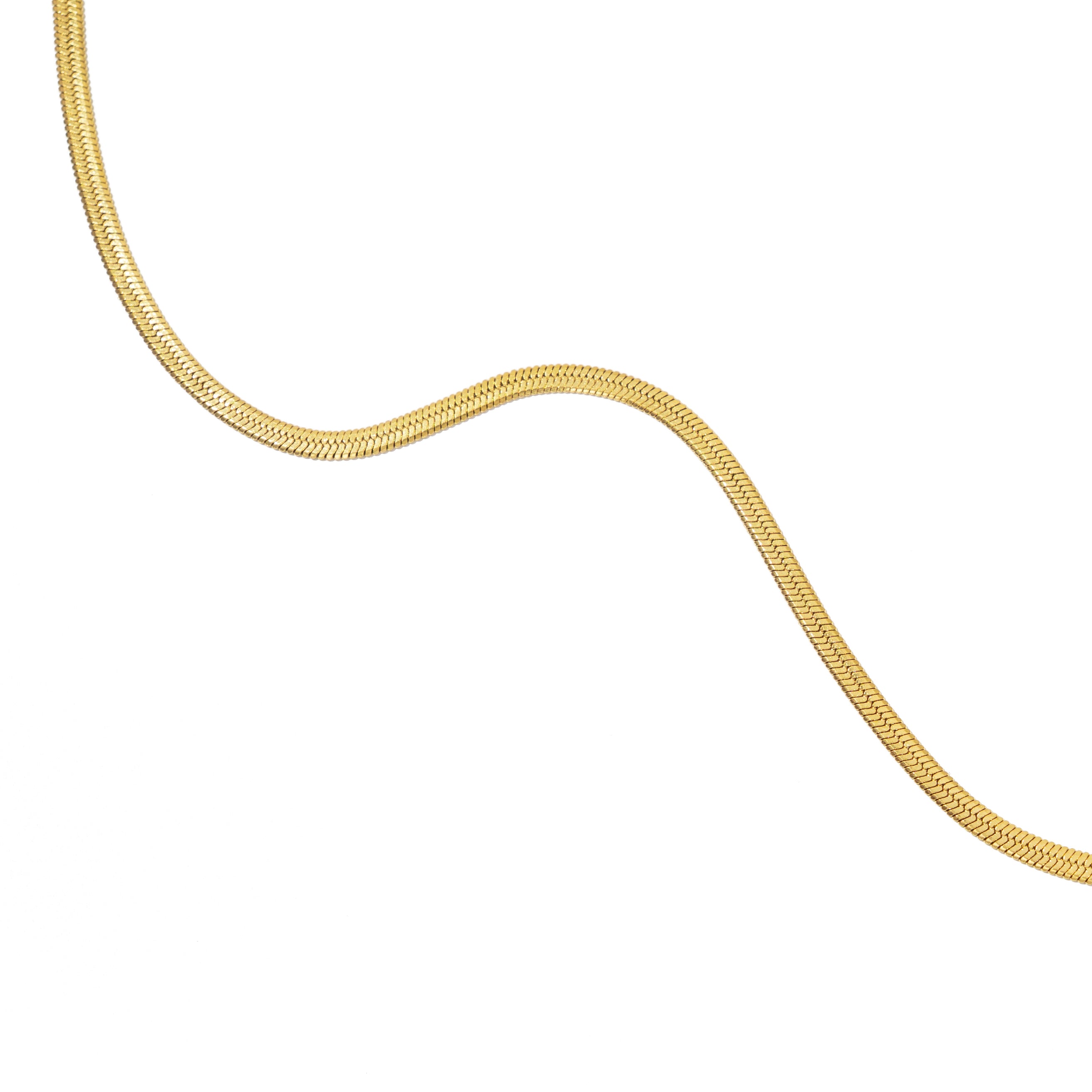 Waterproof Herringbone Belly Chain