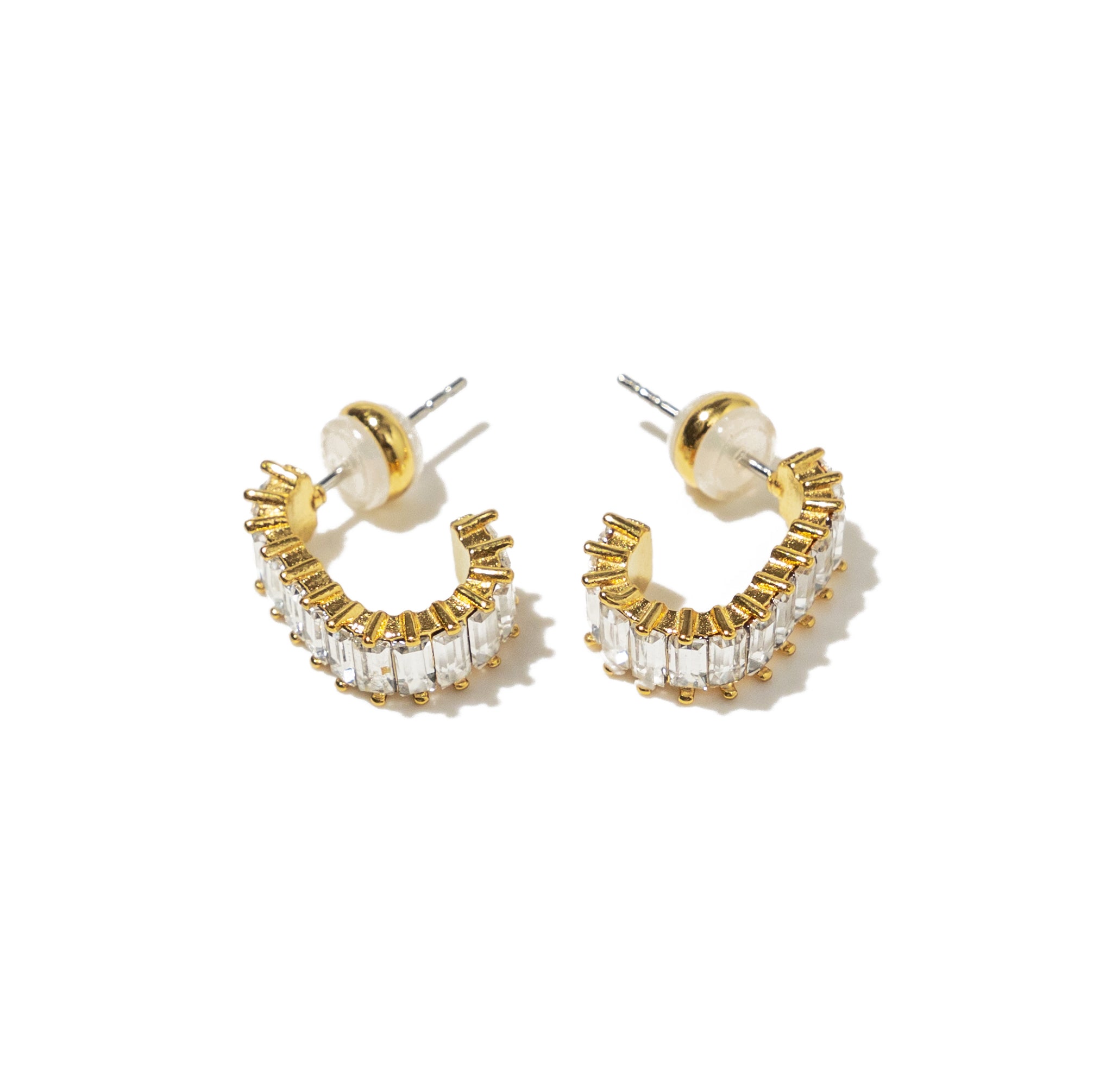 Squared Diamond Hoops