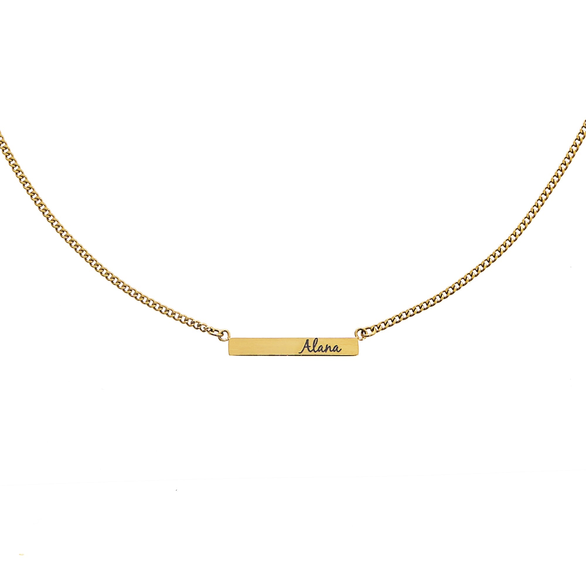 Personalized Bar Necklace Mini