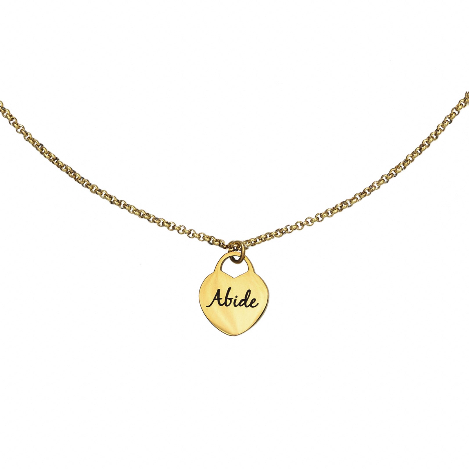 Personalized Heart Necklace