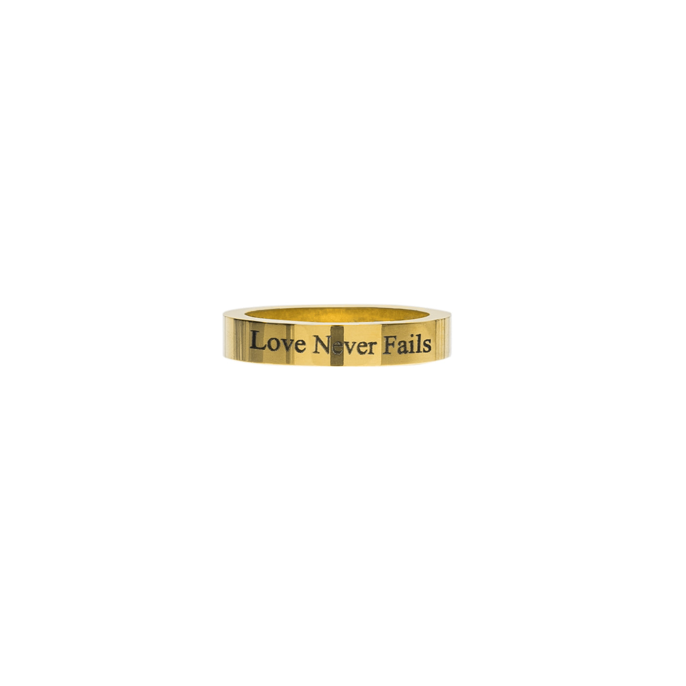 Waterproof Classic Gold Ring Band