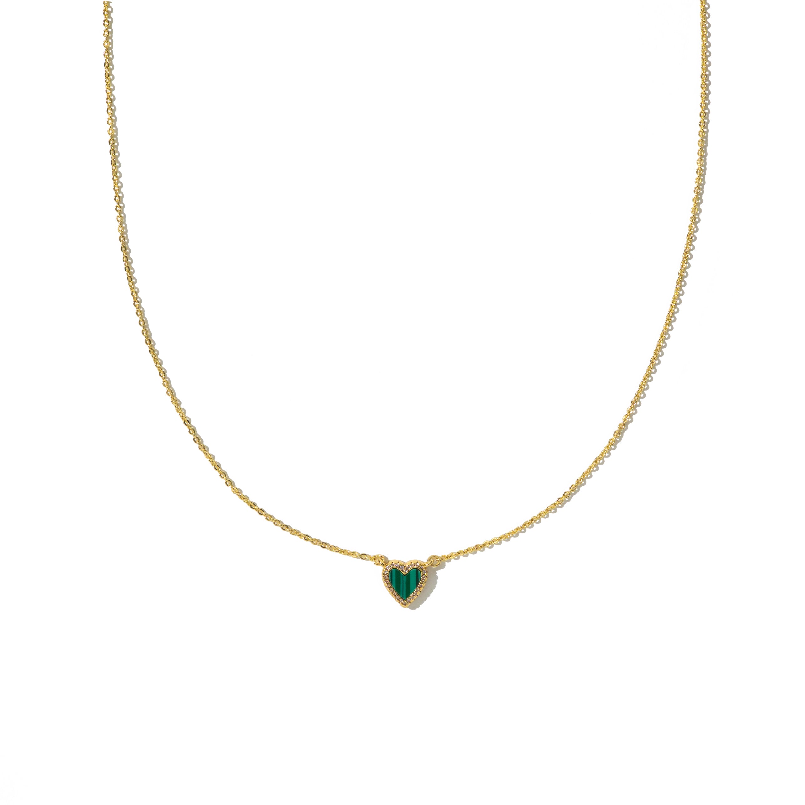 The Malachite Hearts - 2 items - Best Price