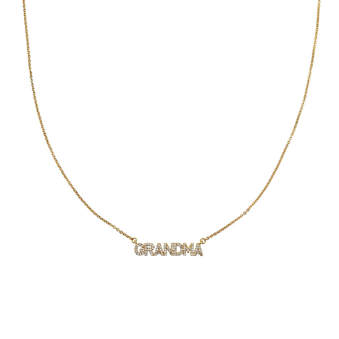 18K Gold Grandma Necklace