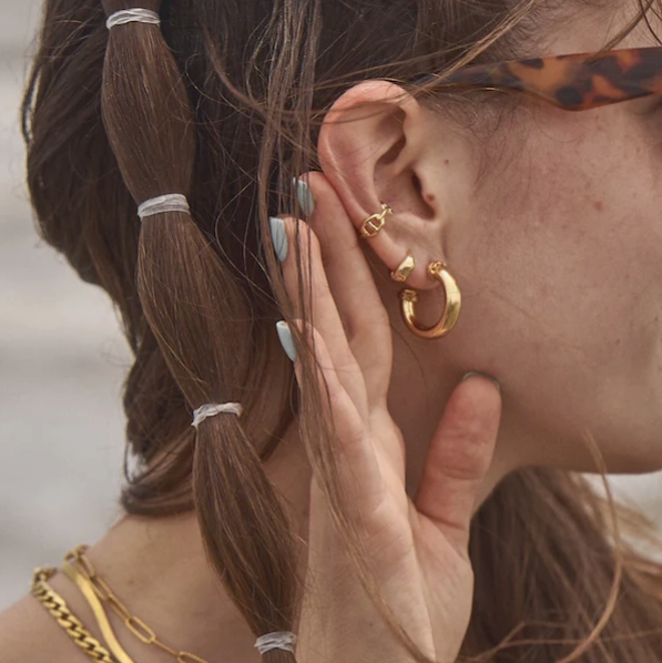 16K Gold Marine Ear Cuff