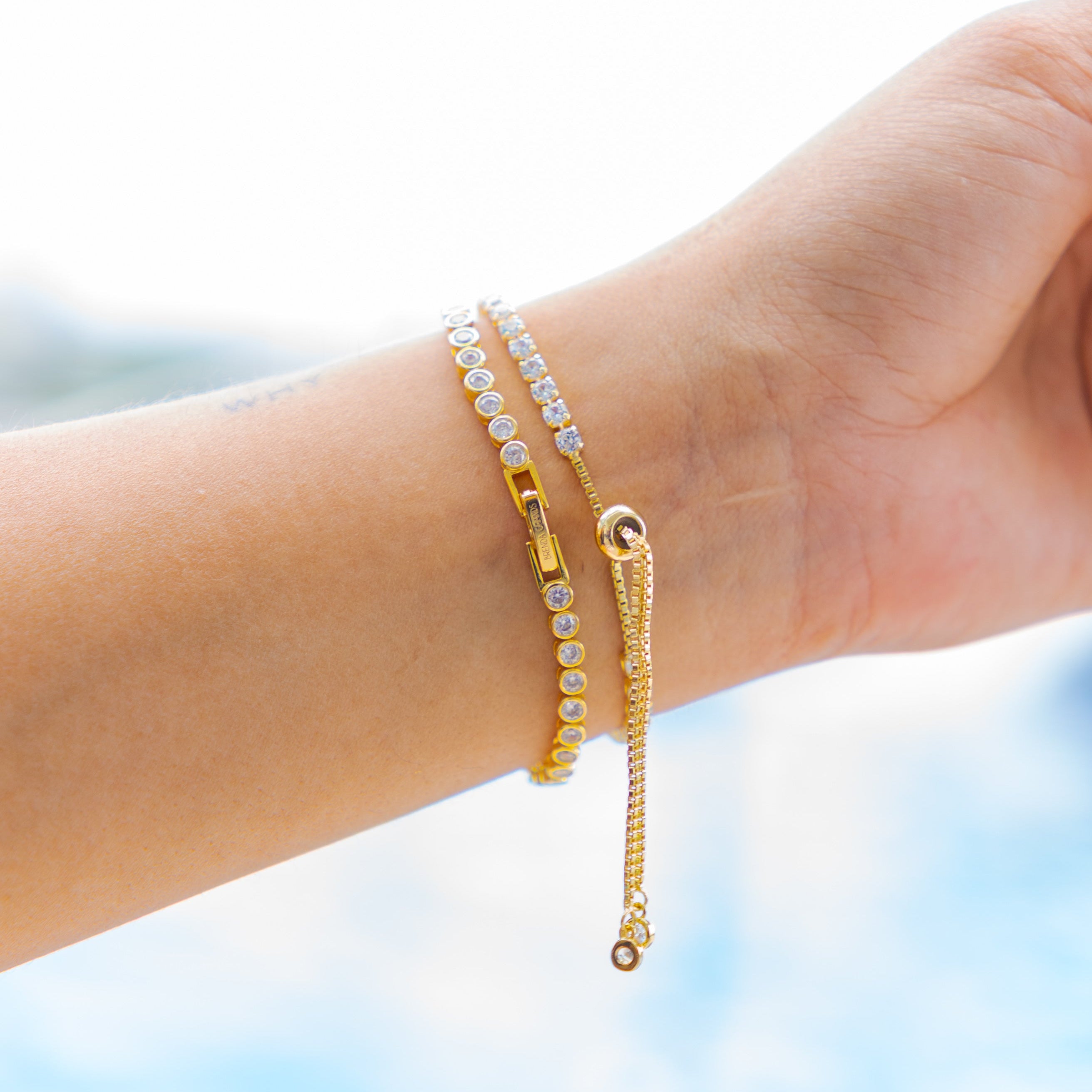 Pull Tie Tennis Bracelet