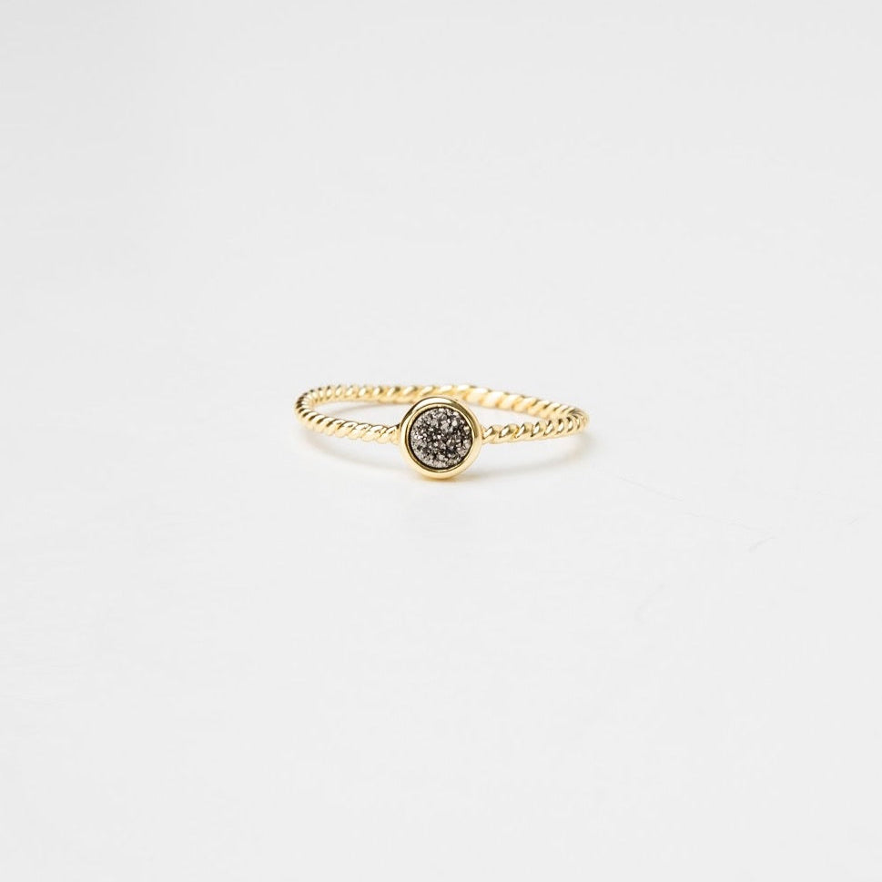 Druzy Ring Silver