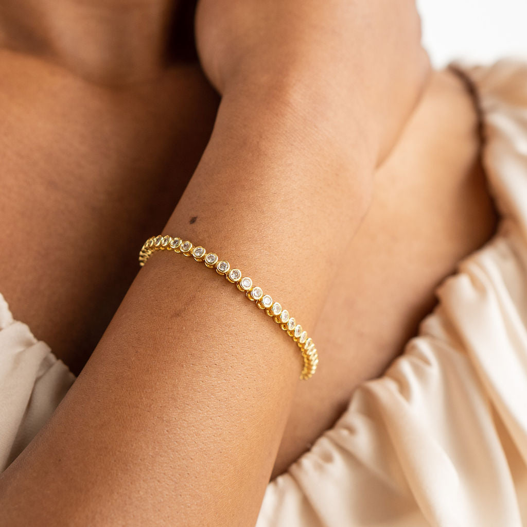 Diamond Tennis Bracelet (Links)