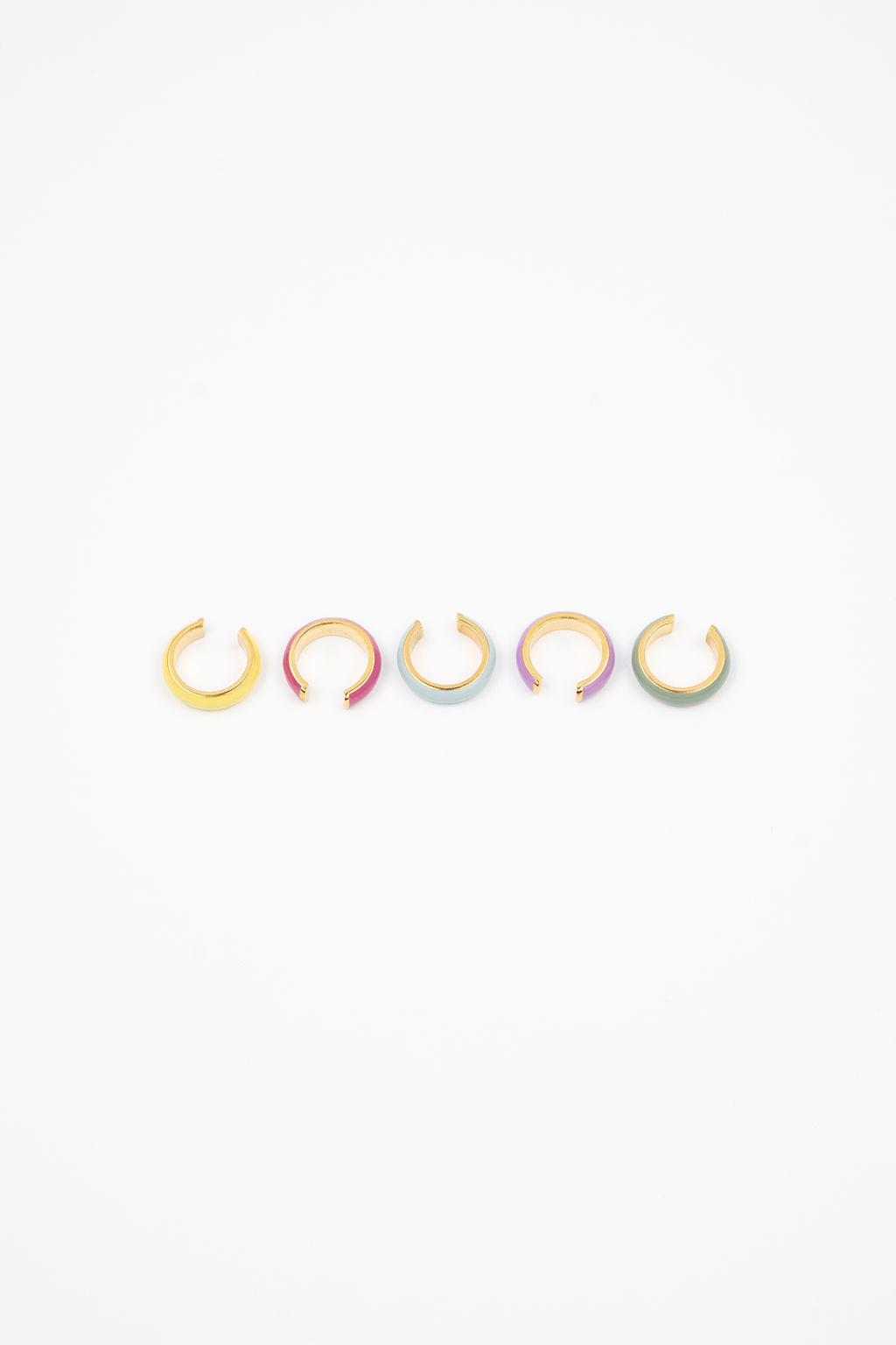Colored Ear Cuff Yellow