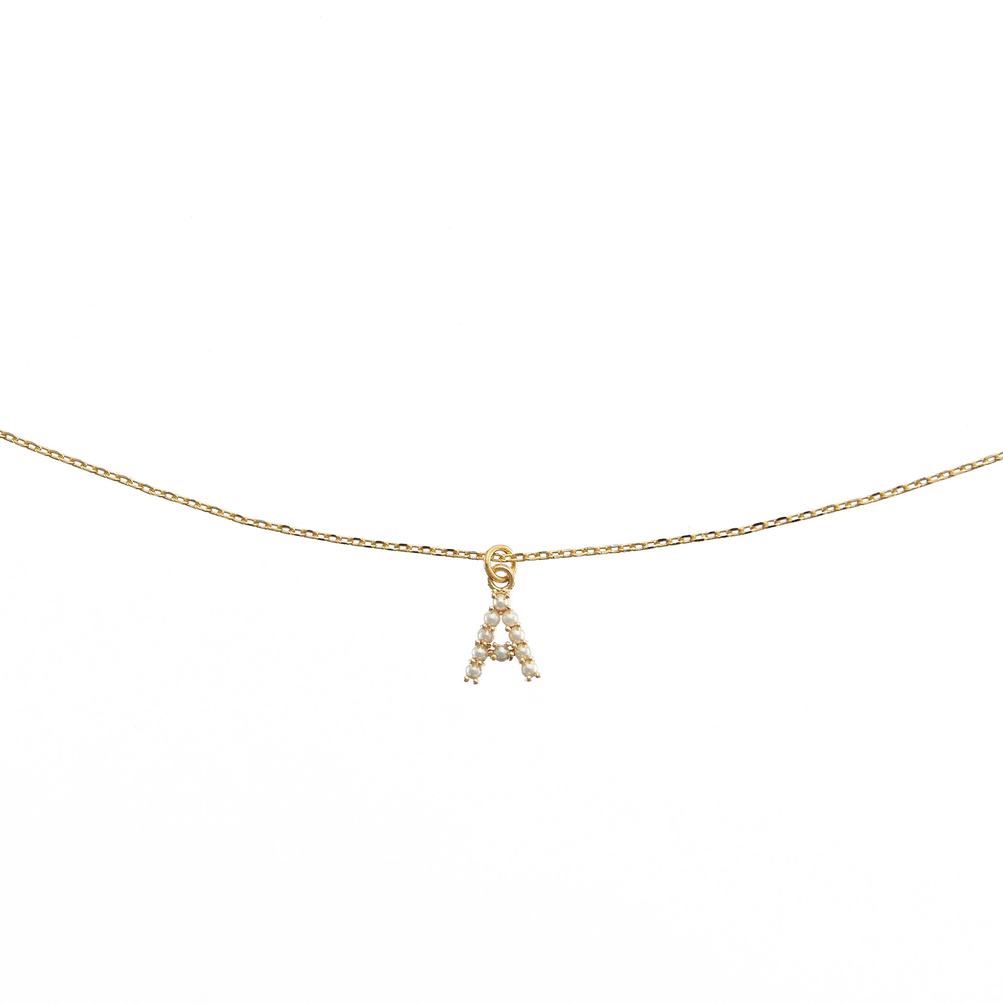 Dainty Love Initial Necklace – Brenda Grands Jewelry