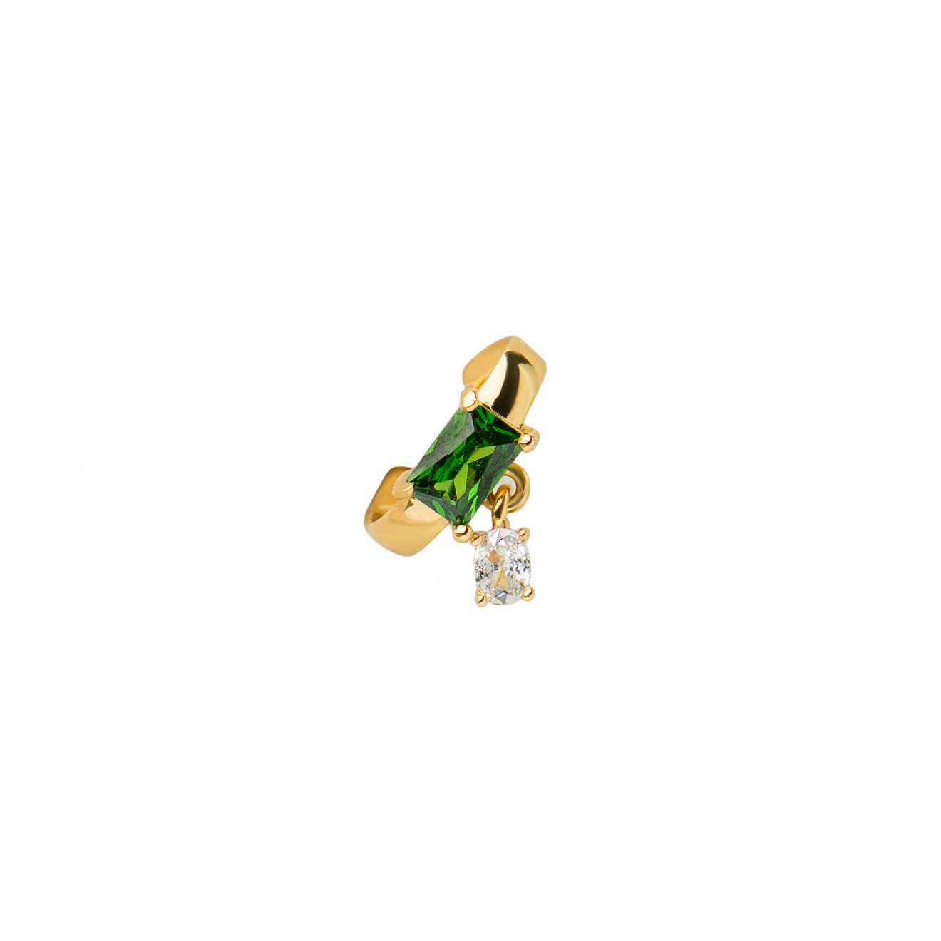 Emerald Ear Cuff