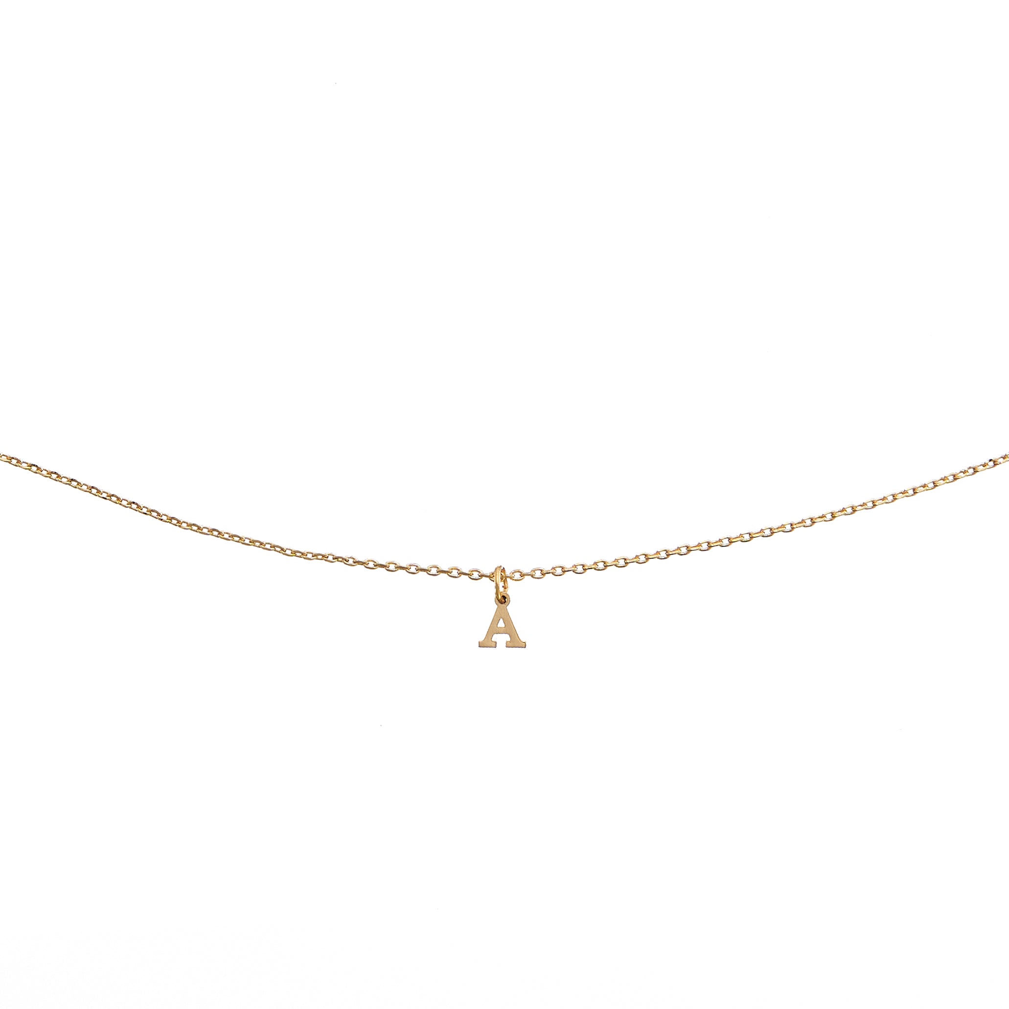 Waterproof Dainty Initial Necklace