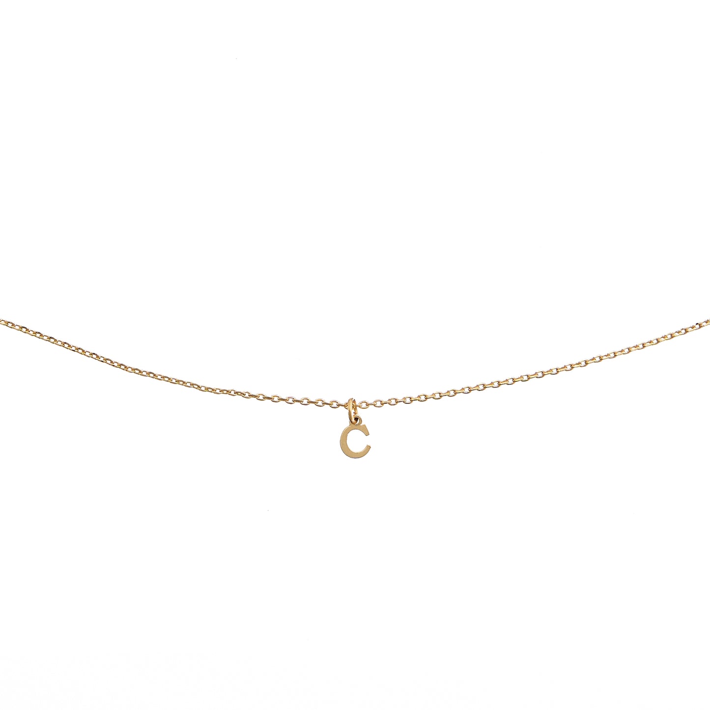 Dainty Love Initial Necklace