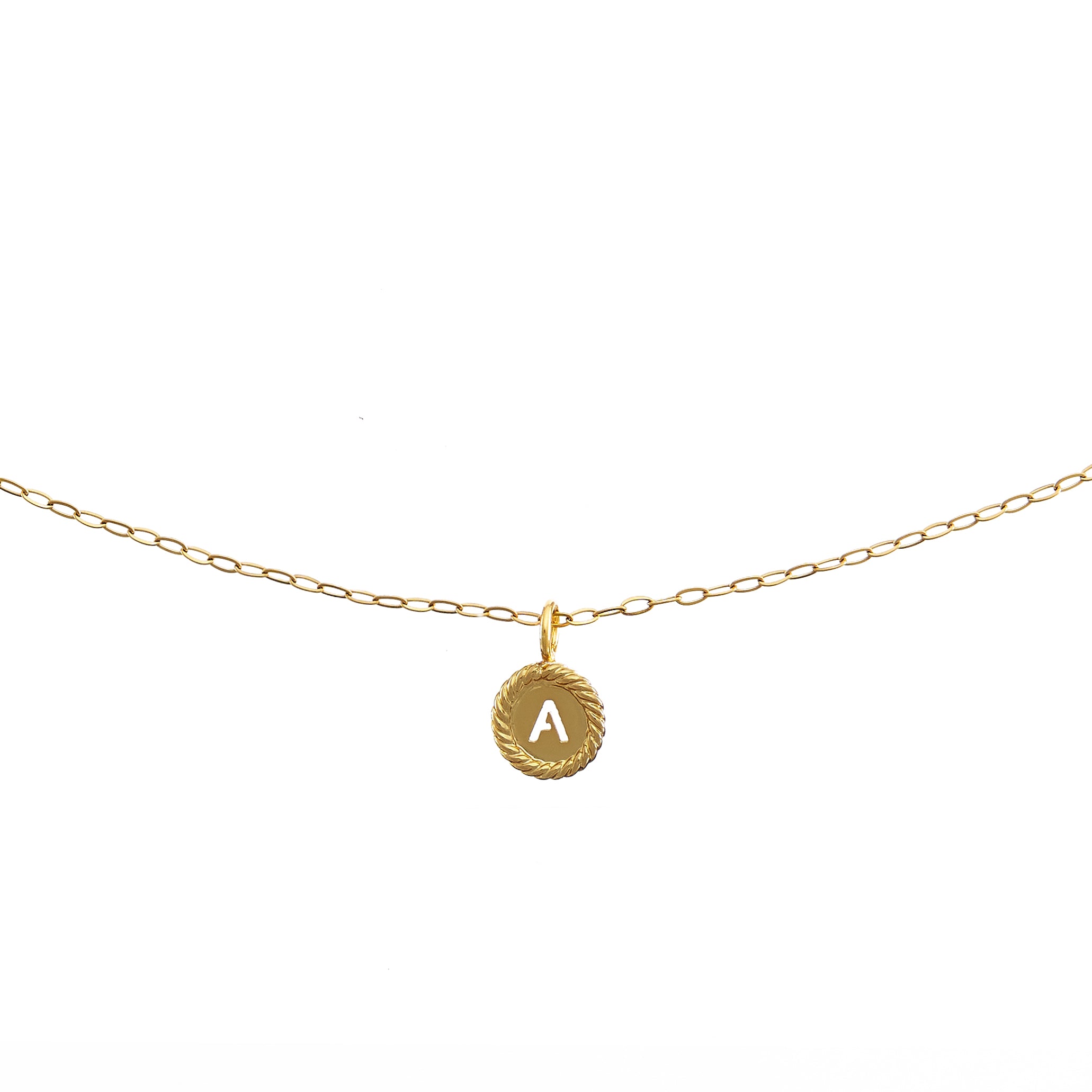 Waterproof Sealed with Love Initial Necklace