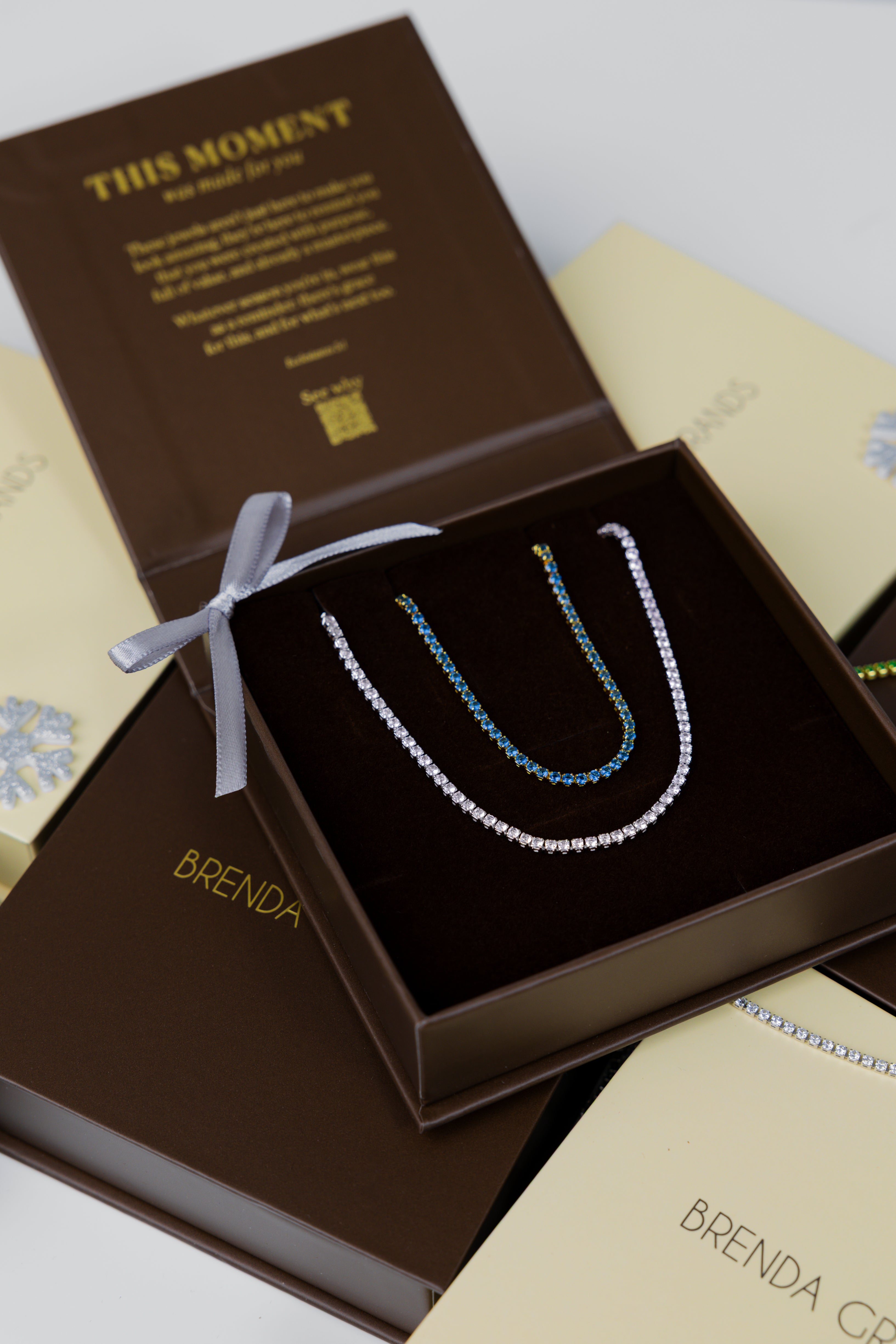 Tennis Choker Silver pink quartz