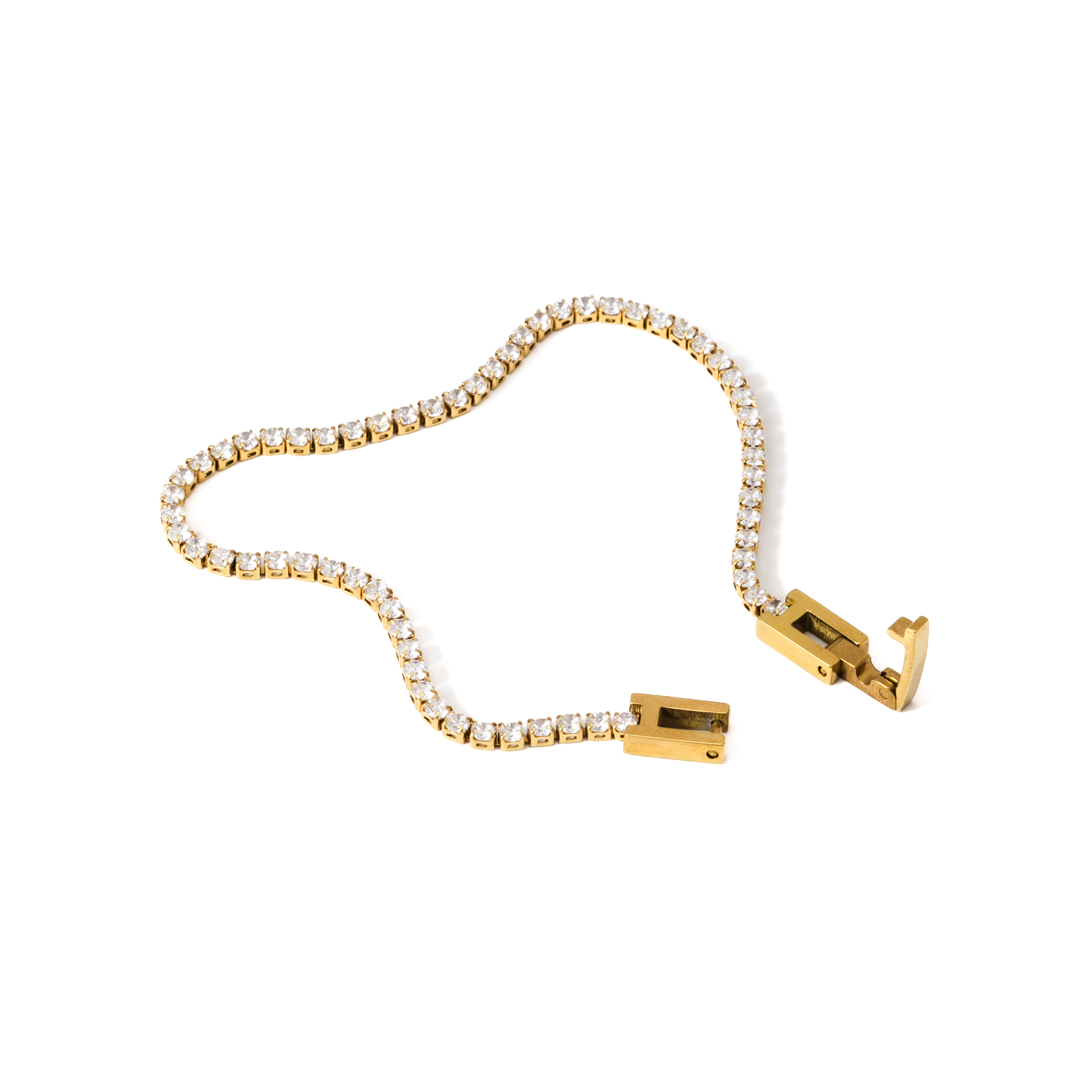 Waterproof 2mm Diamond Tennis Bracelet