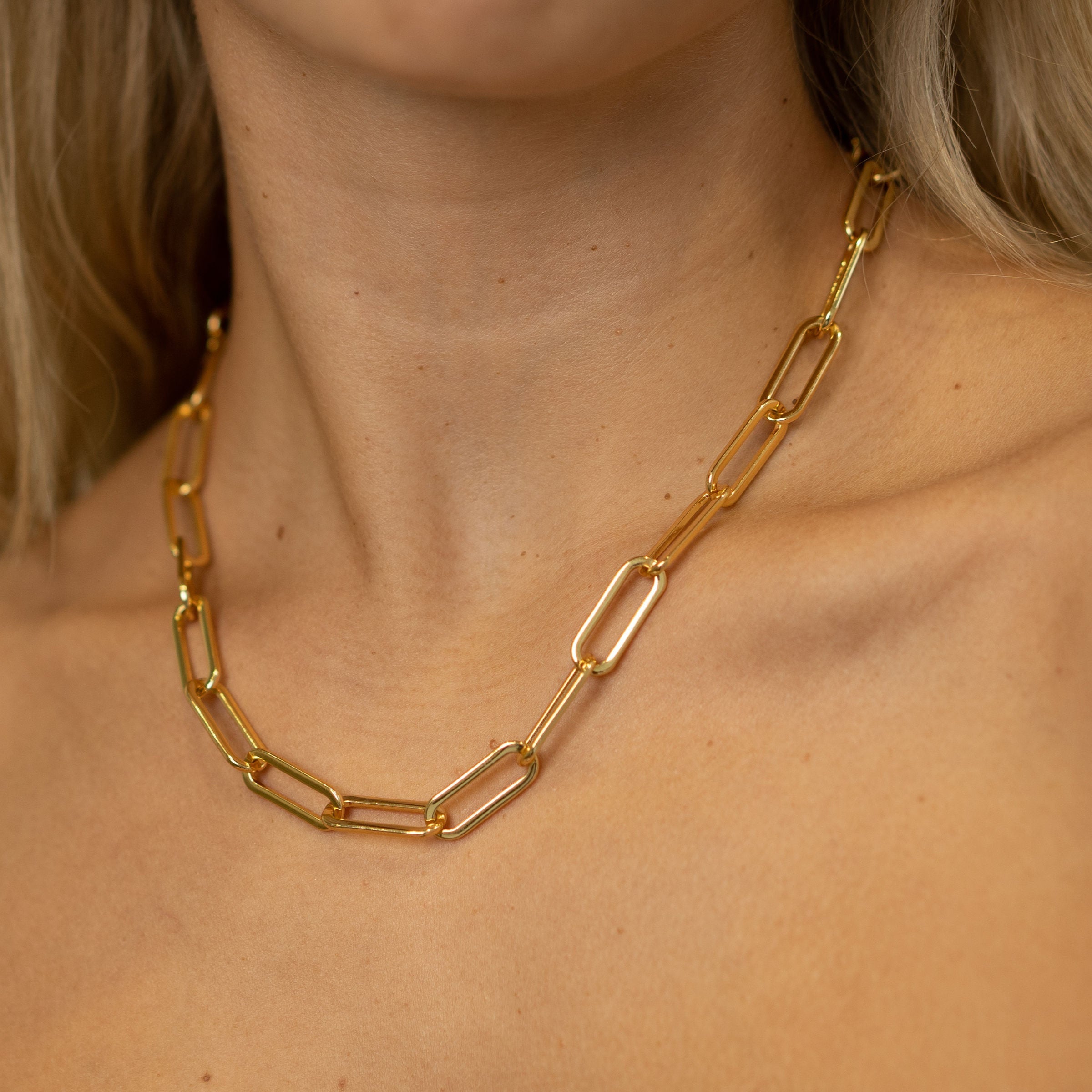 Chunky Paperclip Necklace