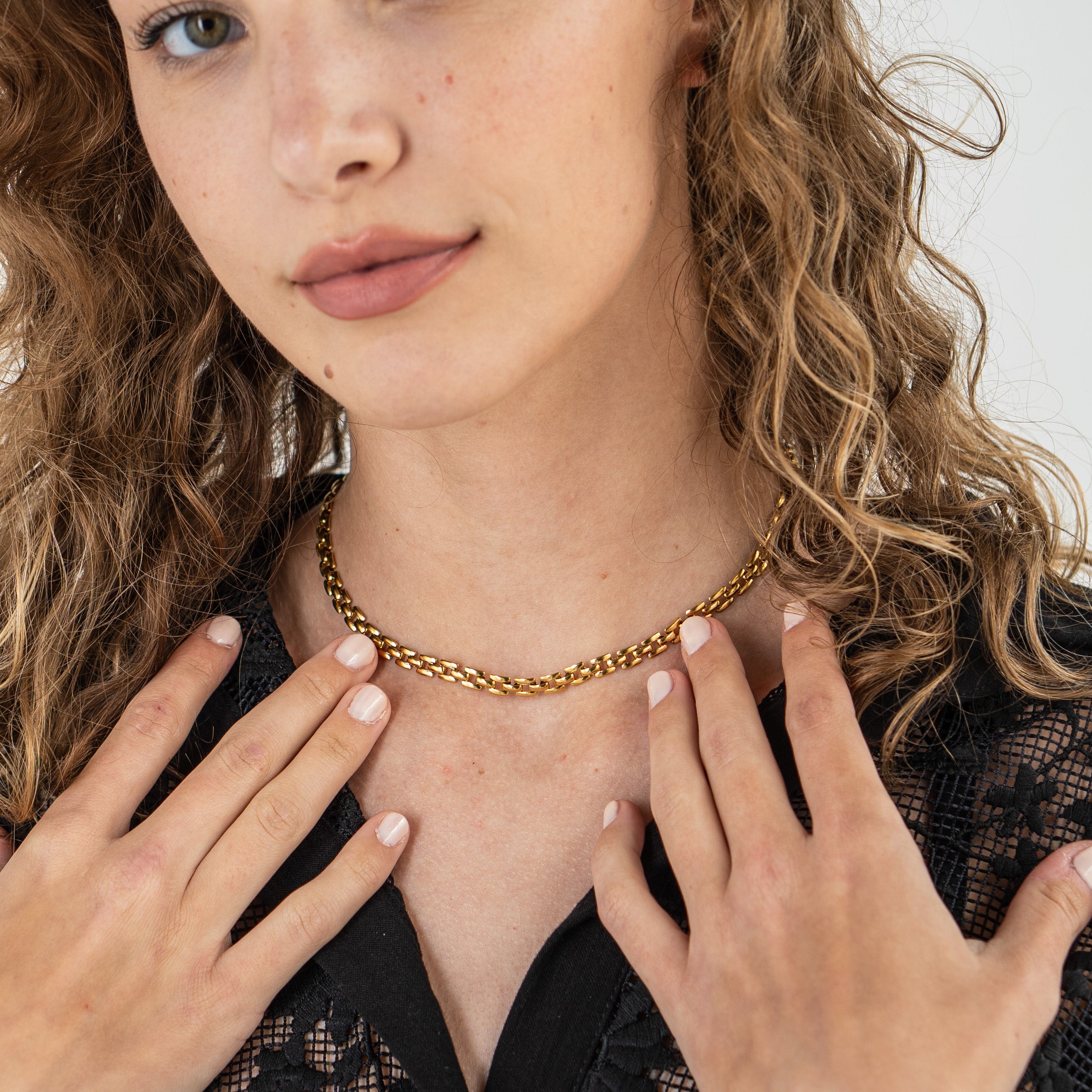 Squared Chain Necklace