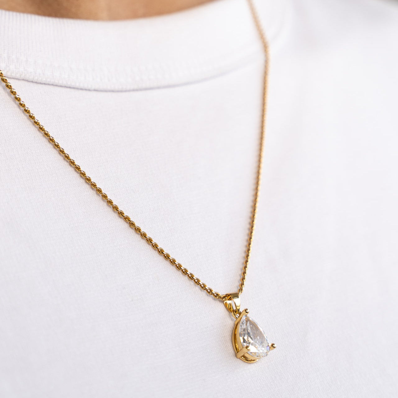 The  Pear Pendant Necklace