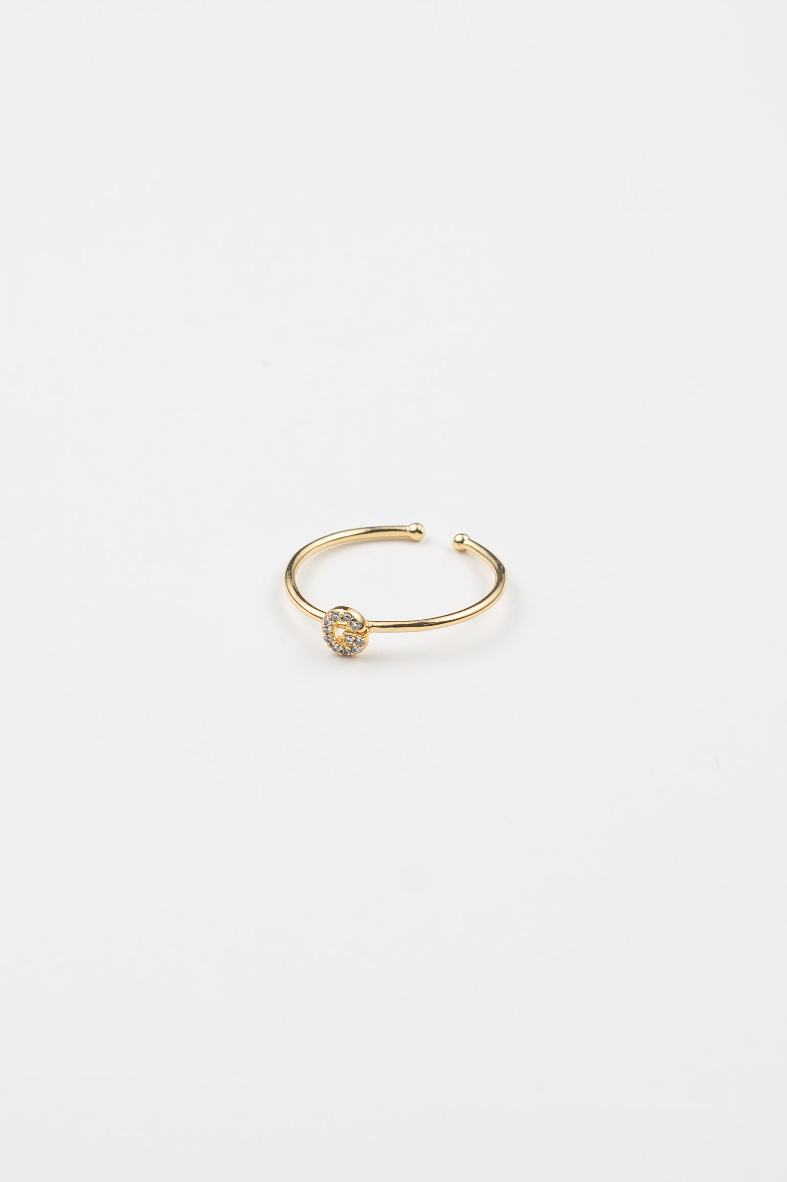 Shiny Initial Ring