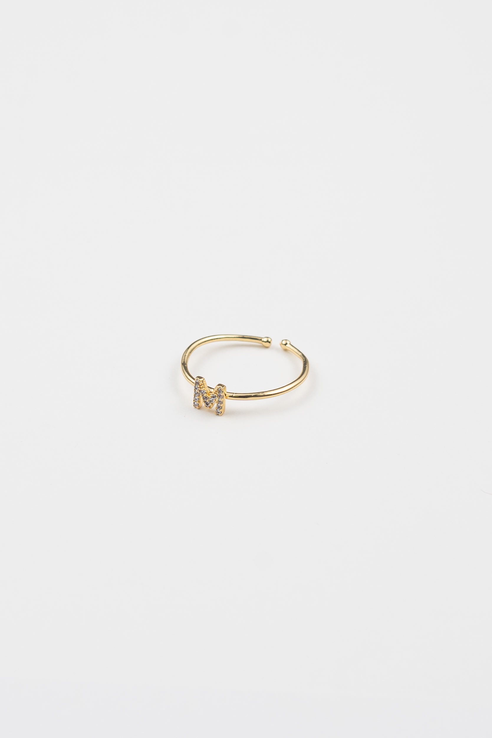 Shiny Initial Ring