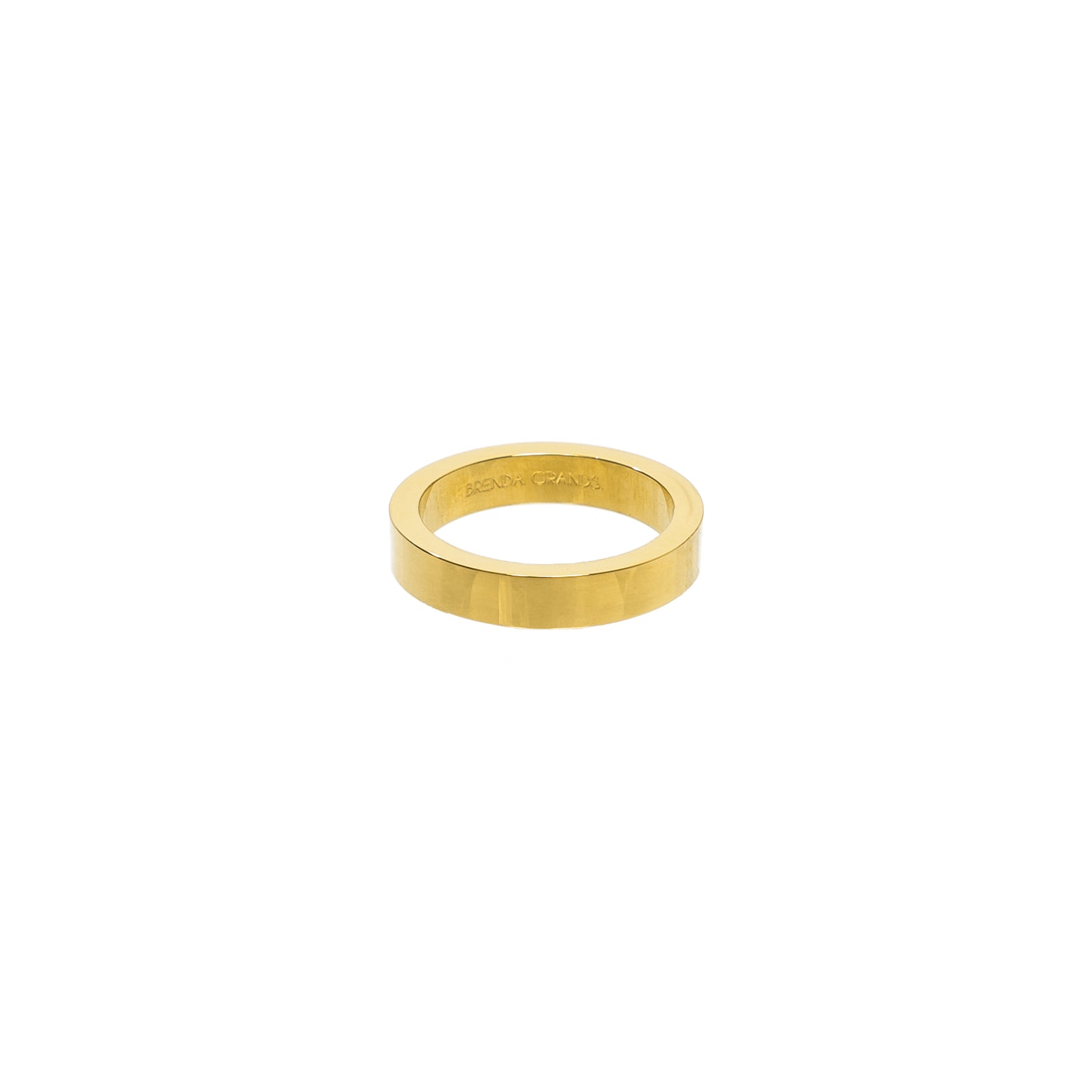 Waterproof Classic Gold Ring Band