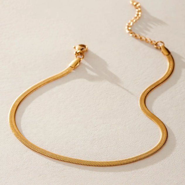 Herringbone Anklet