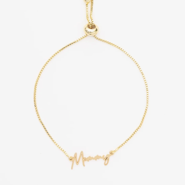 24K Gold Mommy Bracelet