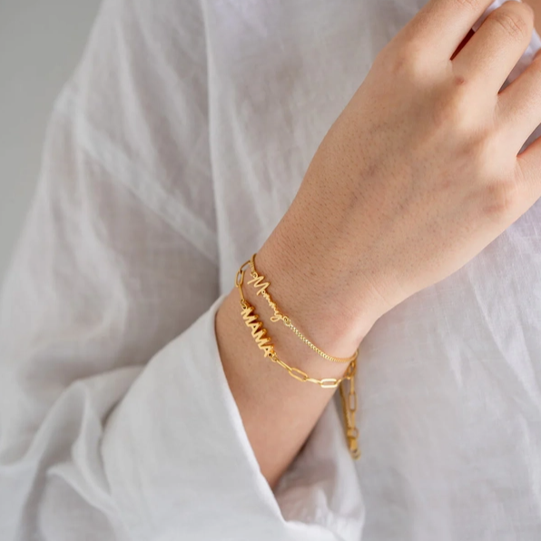 24K Gold Mommy Bracelet