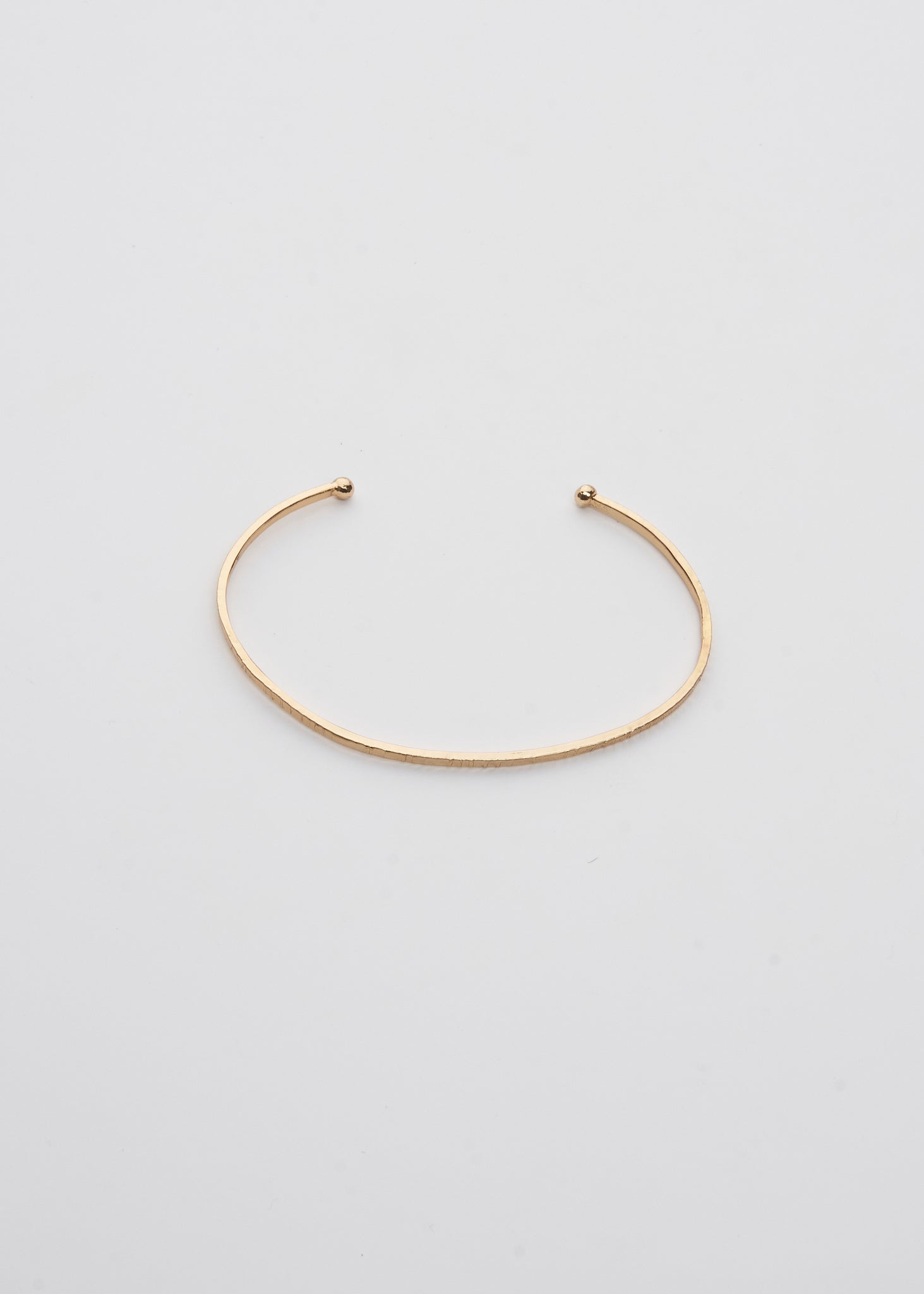 Thin Hammered Bangle