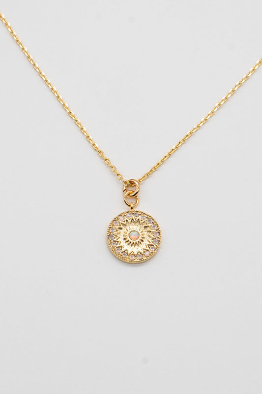 Sun Opal Necklace