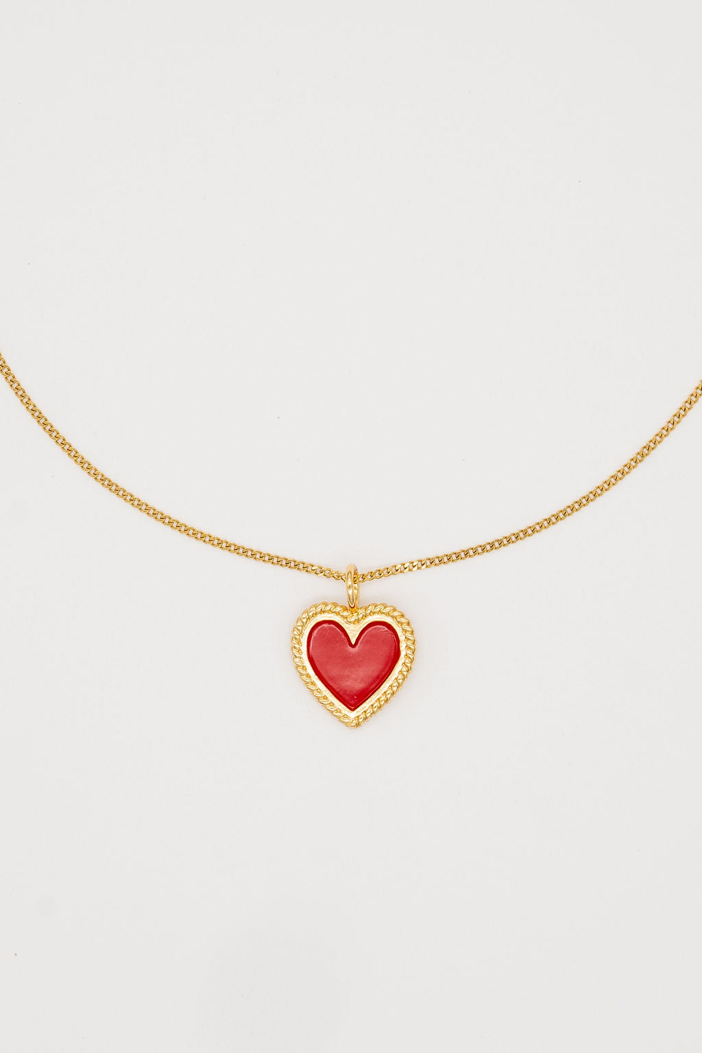 Red Enamel Heart Necklace Red Enameled Copper Sweetheart | Etsy Canada |  Sweetheart necklaces, Valentine pendants, Handmade heart
