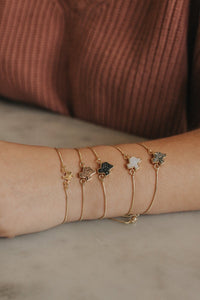 Texas Druzy Bracelet in Black